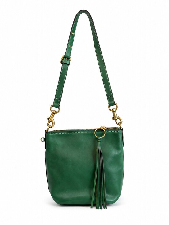 Coach Handbags - Coach 1941 Archive Duffle 20 Forest Green Glovetanned Leather Crossbody 78804